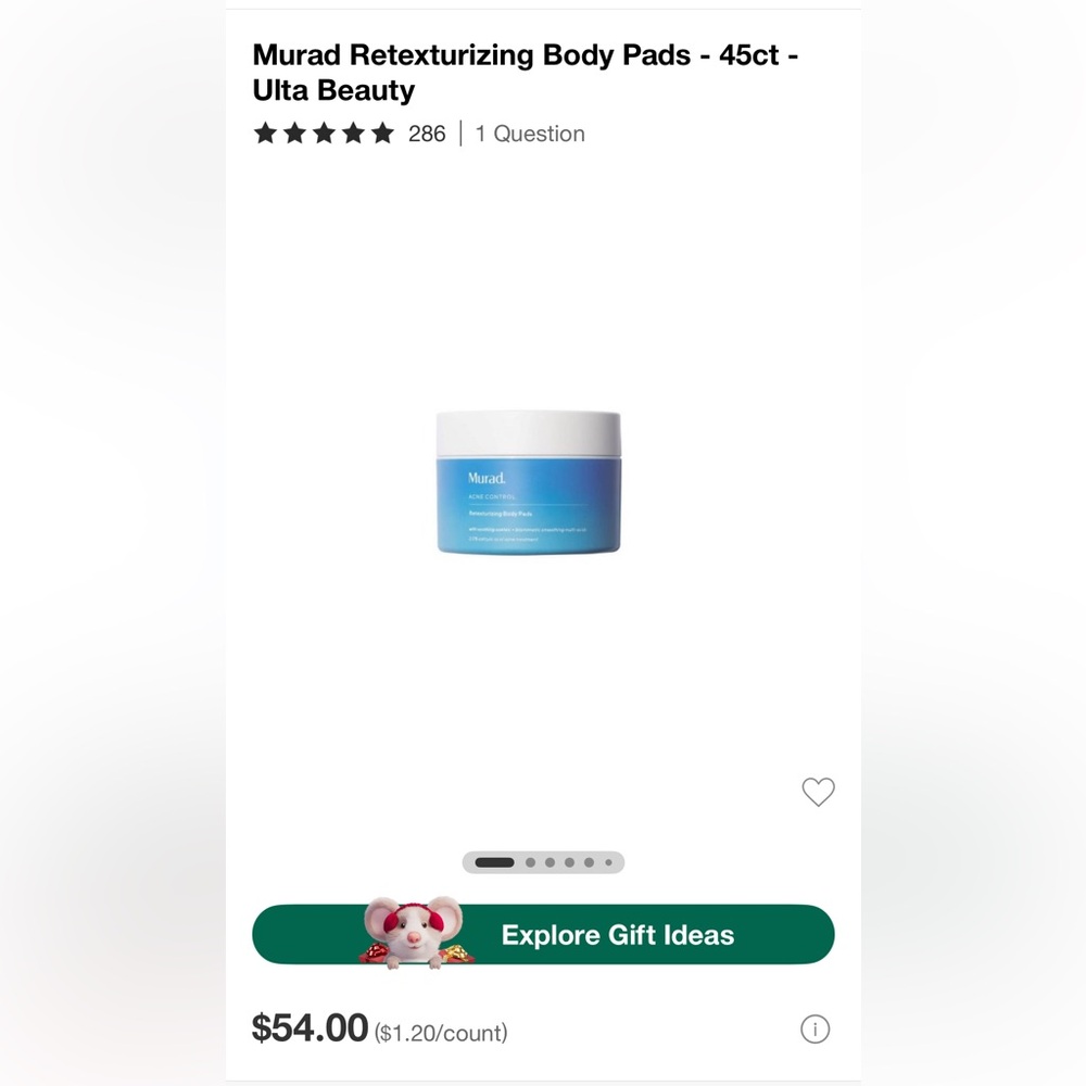 Murad Skincare bundle body spray & body pads. New and unopened.